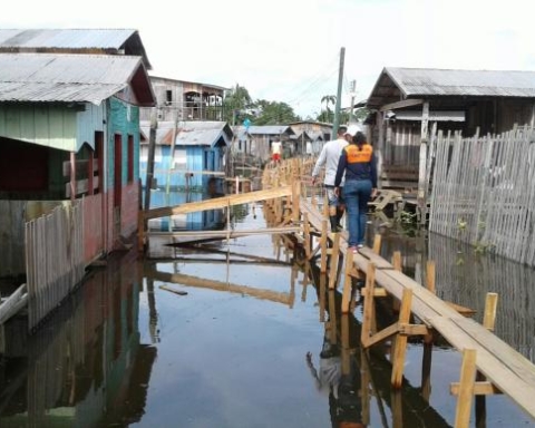 O Estado do Amazonas sofre com inundações