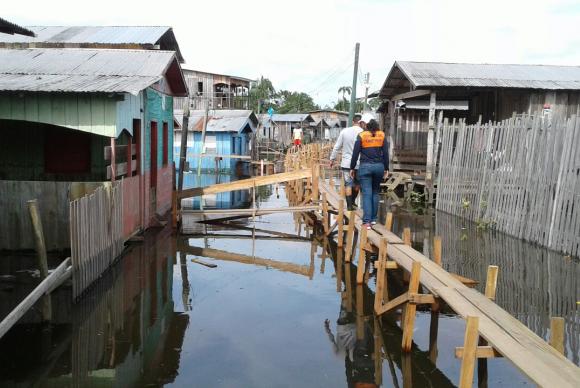 O Estado do Amazonas sofre com inundações