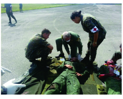 Profissionais da saúde atuando nas Forças Armadas