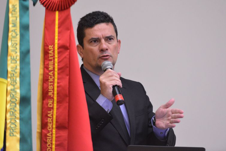 O ministro da Justiça e da Segurança Pública, Sérgio Moro, participa da reunião do Grupo Nacional de Combate às Organizações Criminosas.