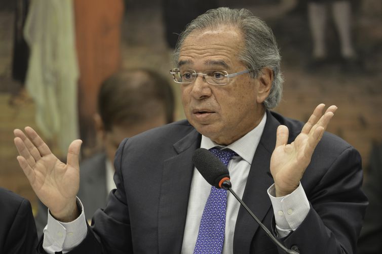 O ministro da Economia, Paulo Guedes, na Comissão de Constituição e Justiça (CCJ) da Câmara, debate a reforma da Previdência (PEC 6/19). 