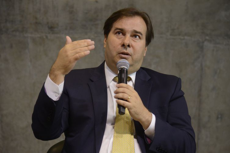 O presidente das Câmara dos Deputados, Rodrigo Maia, participa do seminário Reforma da Previdência - uma Reflexão Necessária, no Centro Cultural da FGV, no Rio de Janeiro.