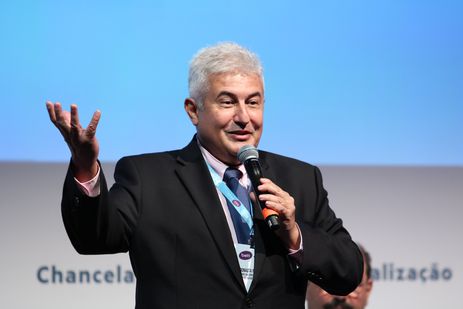 O ministro da Ciência, Tecnologia, Inovações e Comunicações, Marcos Pontes, participa da abertura do 26ª Bett Educar, maior encontro de educação e tecnologia da América Latina, no Transamerica Expo Center, em São Paulo.